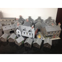 Set Of Model Card Buildings Ready Made