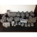 Set Of Model Card Buildings Ready Made