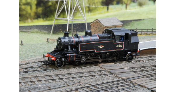 Locomotive à L'échelle OO (1:76) Bachmann 31-451 - Ivatt 2-6-2 Tank 41241 BR Black