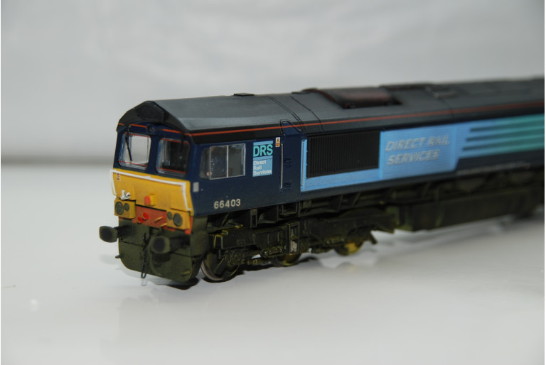 Bachmann Class 66 DRS Loco DCC Fitted Weathered