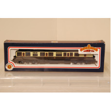 Collett 60ft 1st 3rd Brake Coach Chocolate Cream GWR S-Button