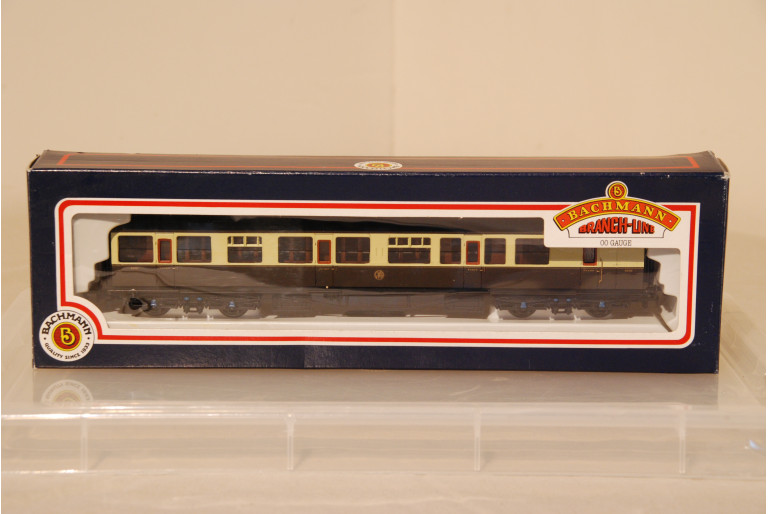 Collett 60ft 1st 3rd Brake Coach Chocolate Cream GWR S-Button