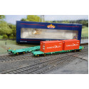 Pair of Intermodal Wagons 37-310 No Containers