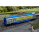 Heljan 5001 Cargo Waggon Silver & Blue
