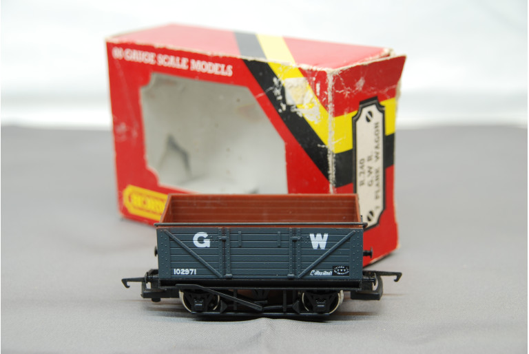 GWR 7 Plank Wagon with Sheet Rail