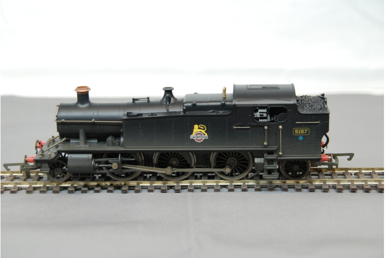 BR 2-6-2-T 61 Class Locomotive 5157 Black Weathered